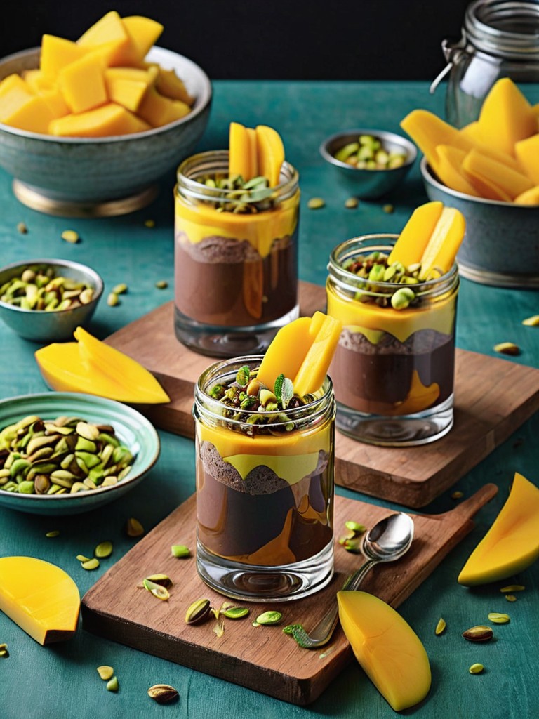 Mango Chocolate Mousse: A Delightful Shot of Sweet Indulgence | aulivin.com