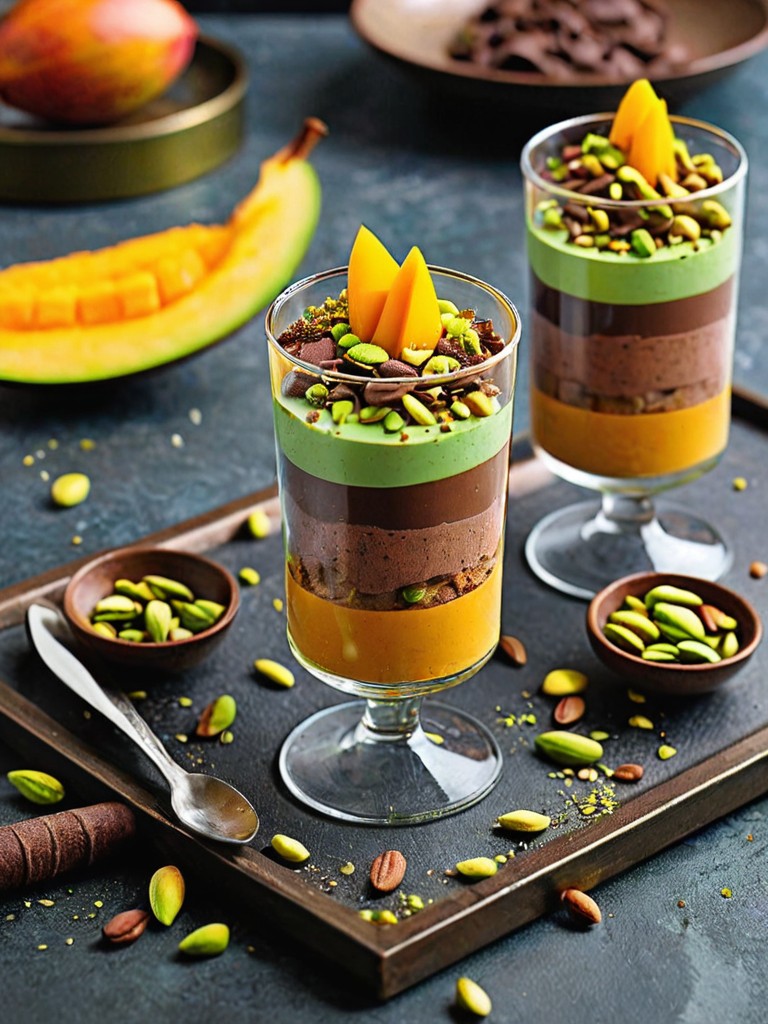 Mango Chocolate Mousse: A Delightful Shot of Sweet Indulgence | aulivin.com