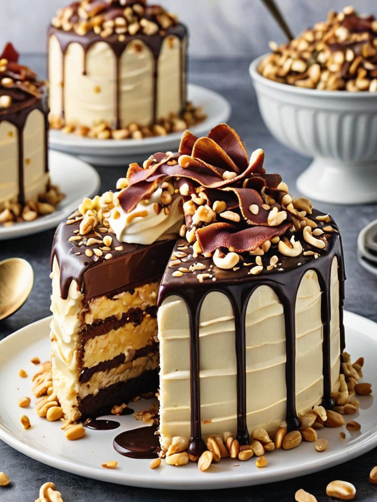 Decadence and Surprises The Ultimate Peanut Butter Bacon Cake