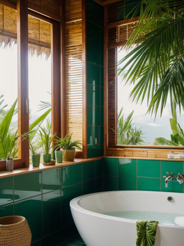 tropical-bathroom-ideas-vibrant-exotic-patterns-tropical-plants-bamboo-elements-vacation-like-oasis