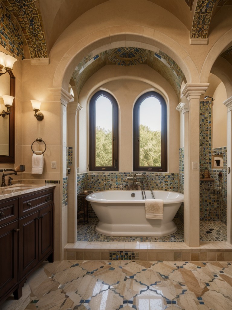 mediterranean-bathroom-ideas-ornate-details-vibrant-colors-mosaic-tiles-showcasing-arches-wrought-iron-accents-mediterranean-feel