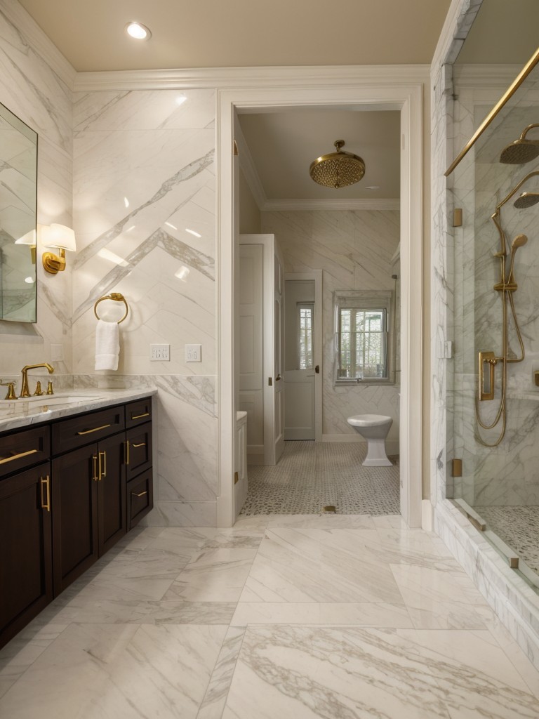 luxury-bathroom-ideas-marble-countertops-gold-accents