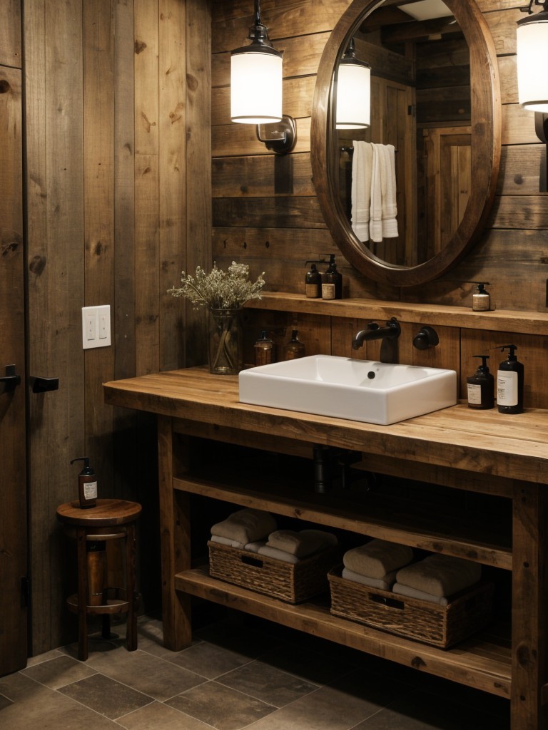 rustic-bathroom-ideas-wooden-accents-vintage-fixtures