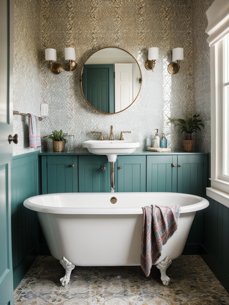 eclectic-bathroom-ideas-blending-various-design-elements-patterns-colors-unique-vibrant-look