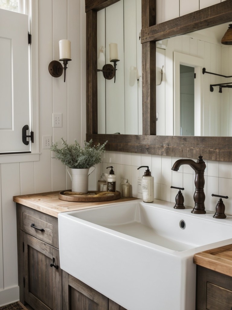 farmhouse-bathroom-ideas-featuring-rustic-elements-such-farmhouse-sinks-shiplap-walls
