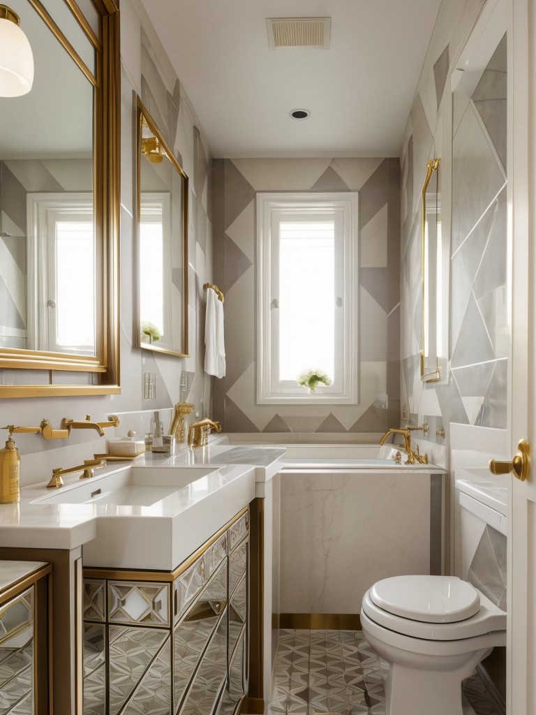 art-deco-bathroom-ideas-geometric-patterns-gold-accents-mirrored-surfaces