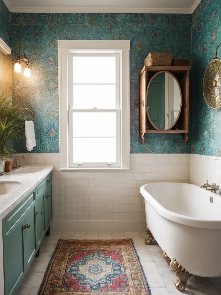 bohemian-bathroom-ideas-eclectic-patterns-vibrant-colors-relaxed-free-spirited-vibe