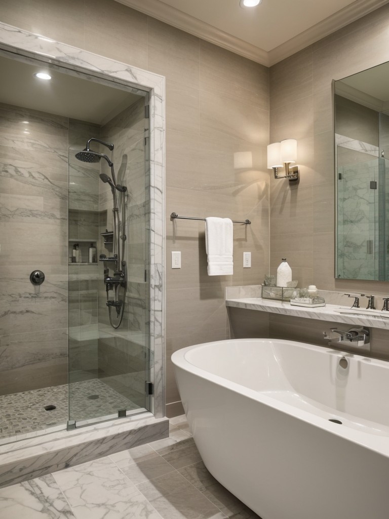 luxurious-bathroom-ideas-high-end-finishes-fixtures-including-marble-countertops-rainfall-showerheads-freestanding-tubs