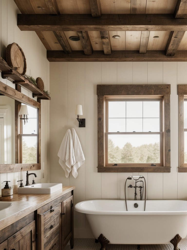 rustic-bathroom-design-ideas-natural-elements-cozy-farmhouse-inspired-aesthetic-featuring-wood-accents-vintage-accessories-neutral-color-palettes