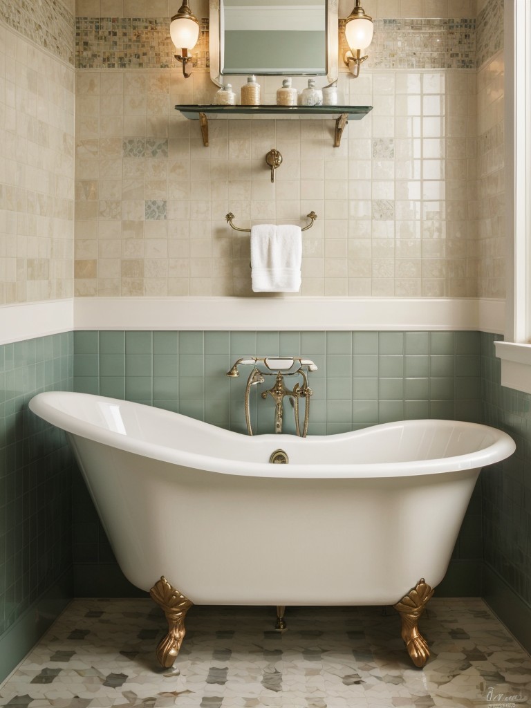 vintage-bathroom-ideas-retro-inspired-tiles-fixtures-showcasing-clawfoot-bathtub-vintage-vanity