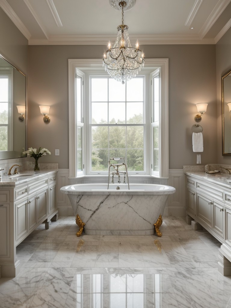 luxurious-bathroom-ideas-marble-accents-freestanding-tubs-crystal-chandeliers-to-create-elegant-spa-like-atmosphere