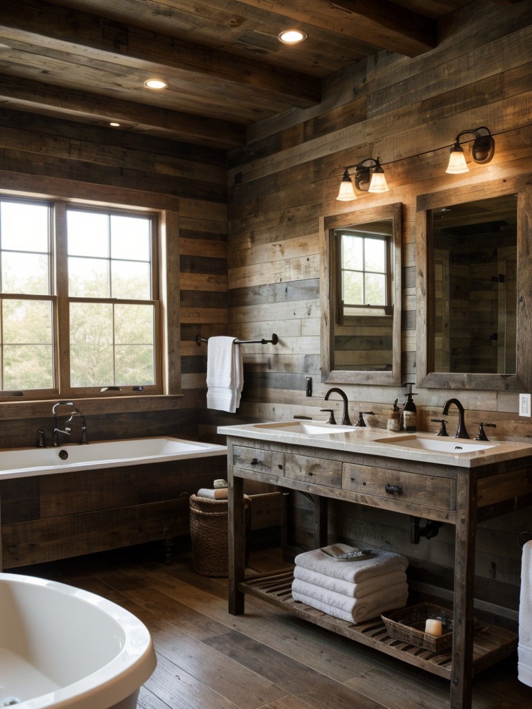 rustic-bathroom-ideas-incorporating-reclaimed-wood-stone-accents-vintage-fixtures-cozy-charming-aesthetic
