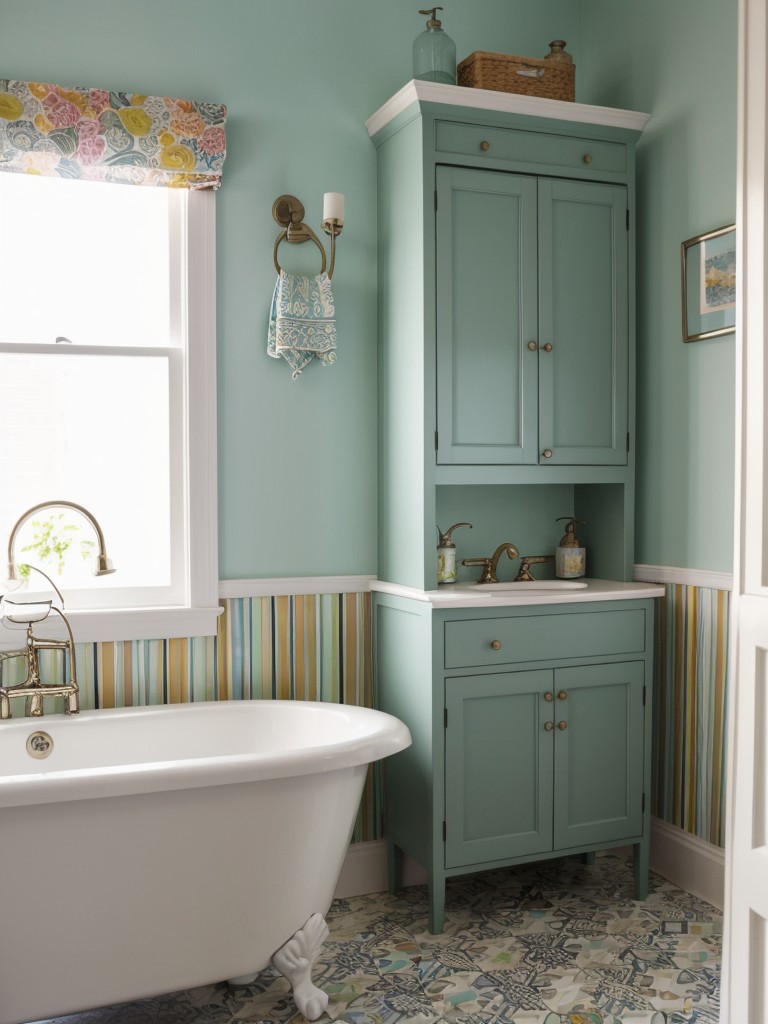 eclectic-bathroom-ideas-mix-match-patterns-vibrant-colors-unique-accessories-playful-energetic-atmosphere