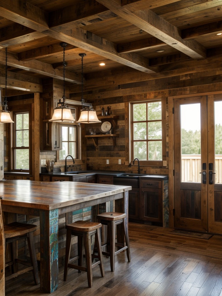 reclaimed-wood-accents-antique-fixtures