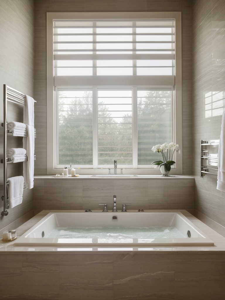 luxurious-spa-inspired-bathroom-ideas-soaking-tub-rainfall-showerhead-plush-towels-bringing-relaxation-high-end-retreat-to-your-own-home