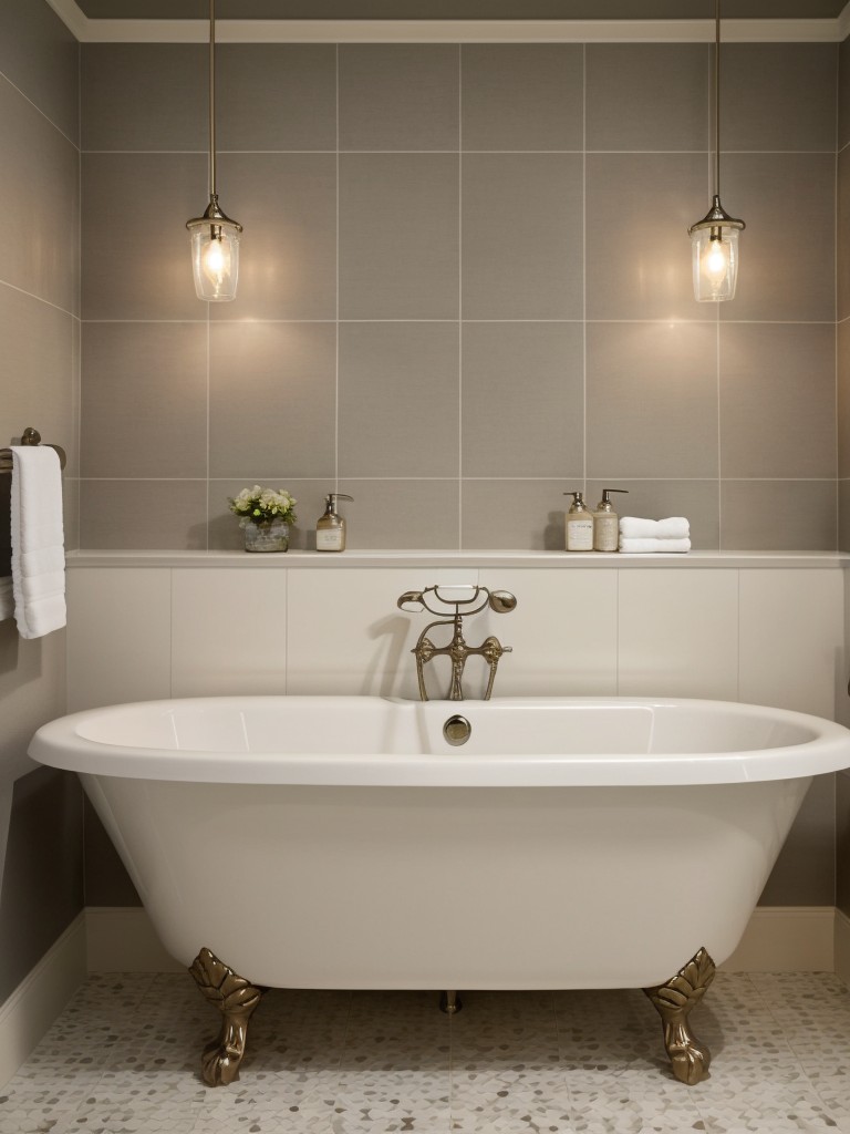 transitional-bathroom-decor-ideas-combining-traditional-contemporary-elements-such-freestanding-bathtub-paired-modern-lighting-fixtures-geometric-tile