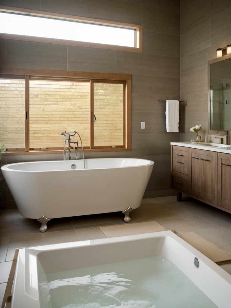spa-inspired-bathroom-design-ideas-serene-tranquil-atmosphere-incorporating-freestanding-bathtub-natural-materials-neutral-color-palette