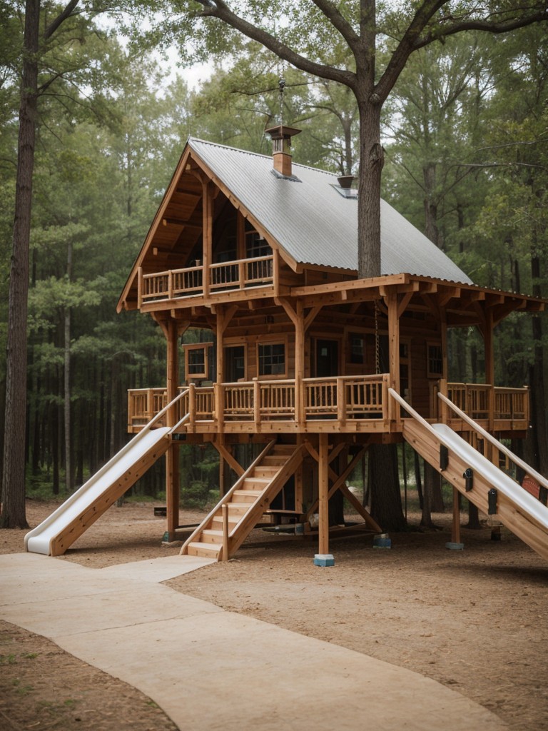 incorporate-custom-built-treehouse-slides-swings-climbing-wall-endless-fun