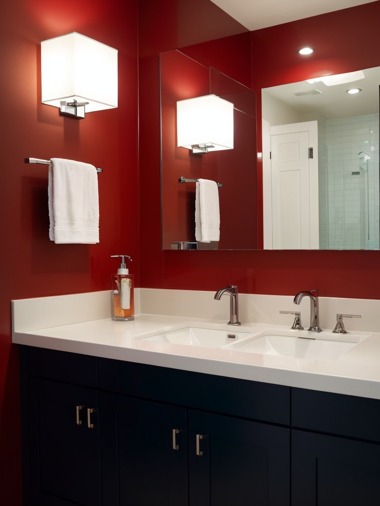 bold-bathroom-ideas-vibrant-colors-like-deep-red-electric-blue-statement-making-fixtures-to-create-dramatic-eye-catching-look