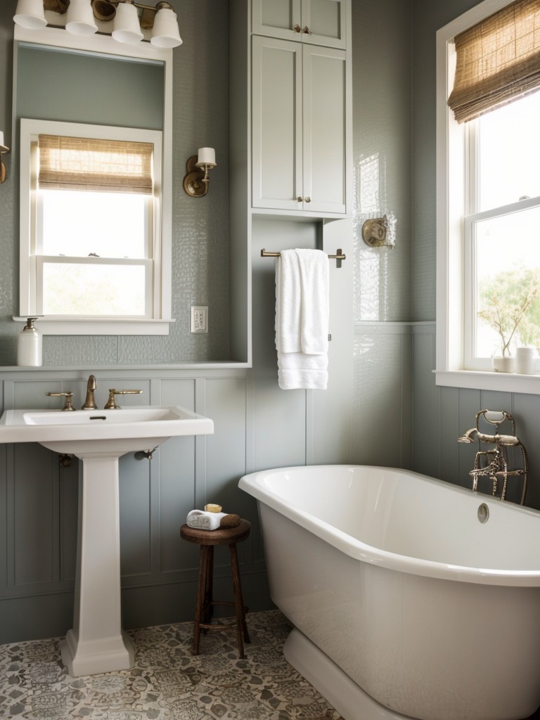 Embrace Rustic Elegance: Farmhouse Bathroom Inspiration! | aulivin.com