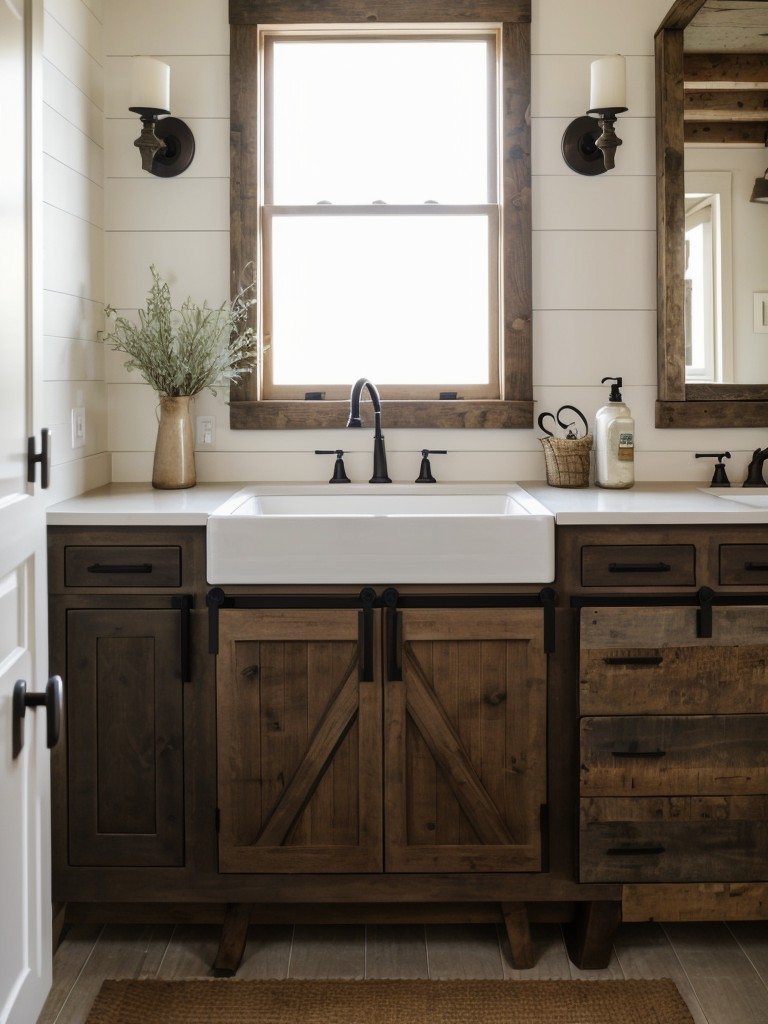 farmhouse-bathroom-ideas-farmhouse-sink-barn-door-rustic-wood-accents-charming-country-feel