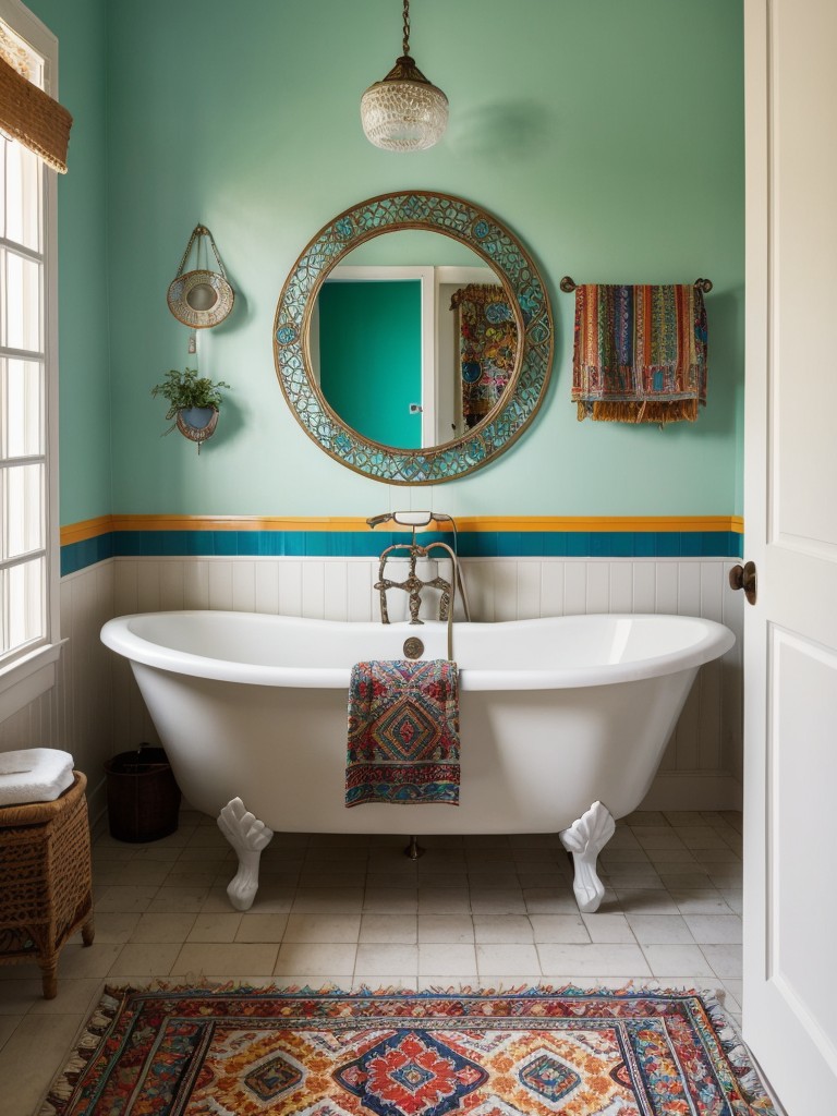 bohemian-bathroom-design-incorporating-eclectic-patterns-vibrant-colors-mix-cultural-decor-free-spirited-vibe