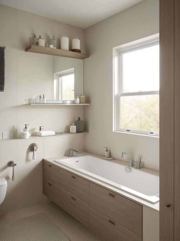 Efficient Small Bathroom Solutions Maximize Space, Minimize Clutter