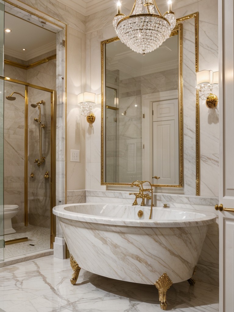 glamorous-bathroom-ideas-luxurious-marble-finishes-crystal-chandeliers-metallic-accents-sophisticated-glamorous-space
