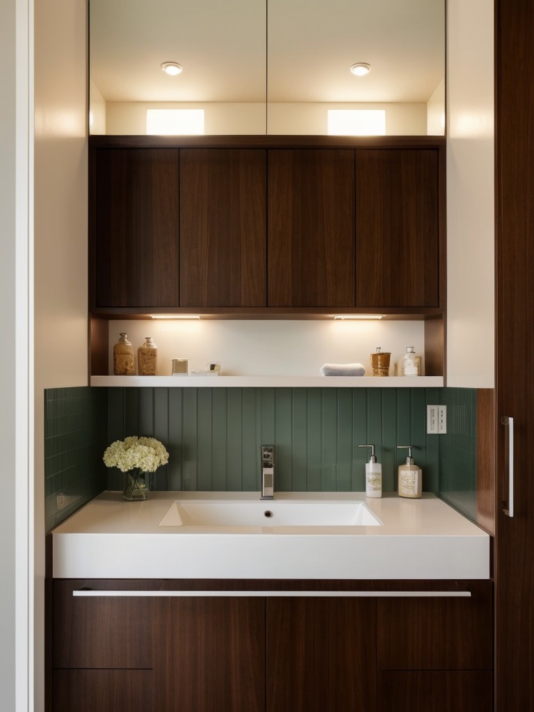 mid-century-modern-bathroom-design-ideas-retro-inspired-elements-featuring-built-cabinets-floating-vanities-streamlined-storage-solution