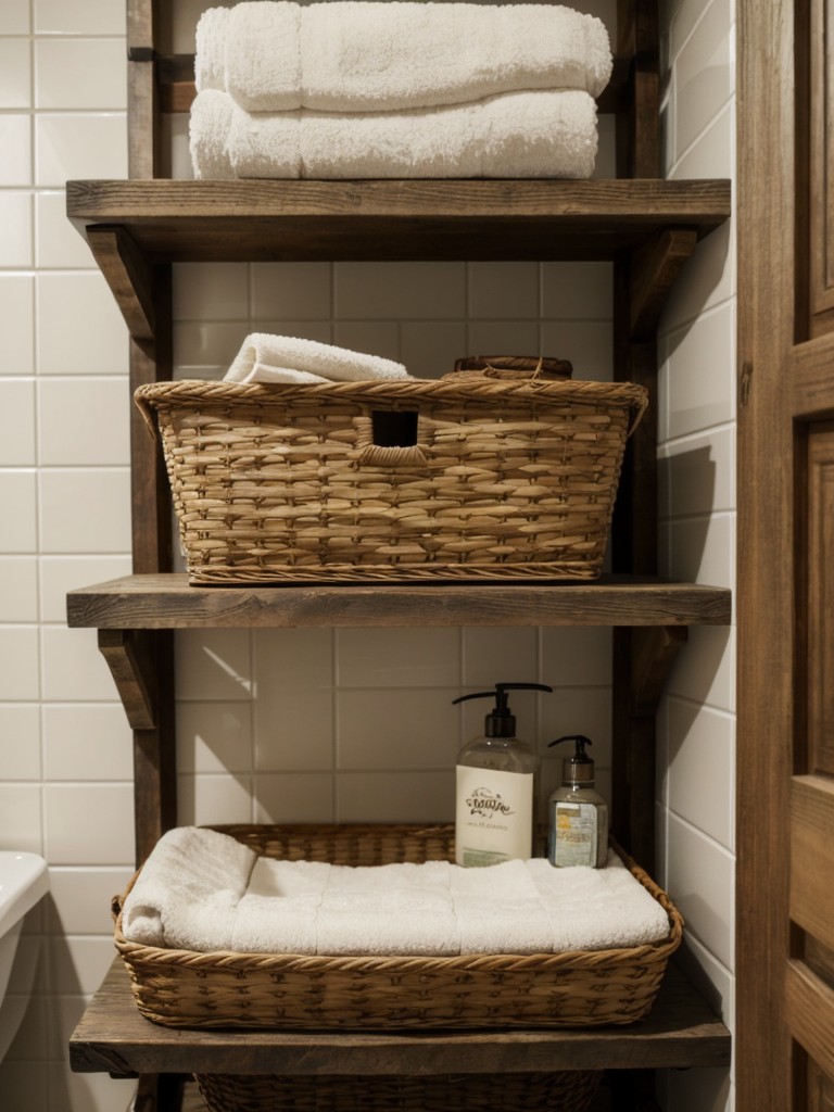 rustic-bathroom-design-ideas-natural-elements-such-reclaimed-wood-vanities-woven-baskets-to-create-cozy-storage-solution