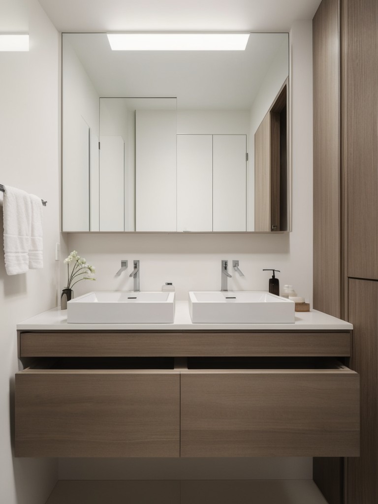 minimalist-bathroom-ideas-sleek-simple-aesthetic-focusing-neutral-colors-floating-vanities-hidden-storage-solutions