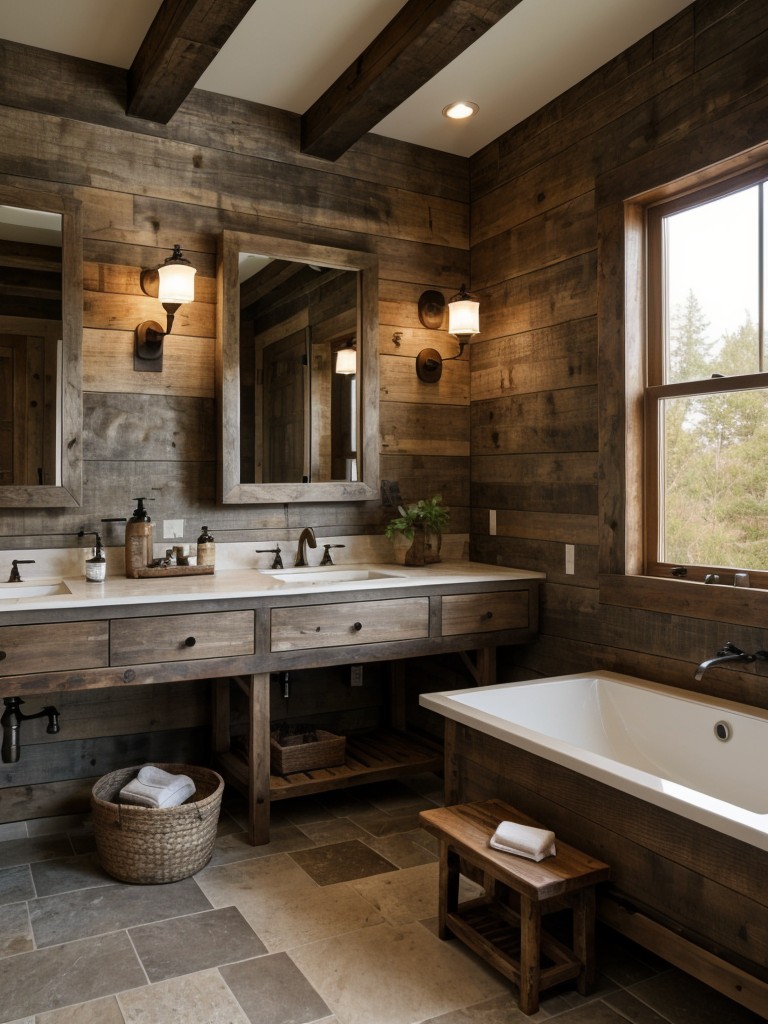 rustic-bathroom-ideas-inspired-nature-incorporating-wood-accents-stone-tiles-farmhouse-style-fixtures