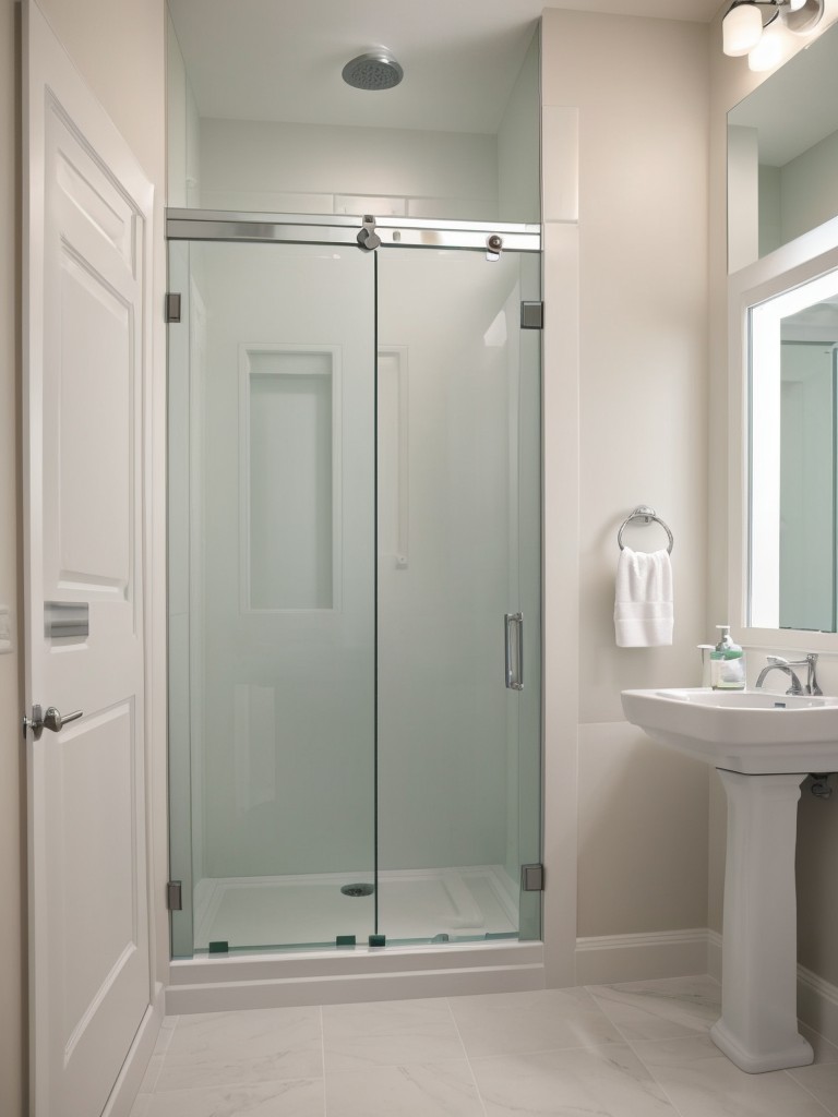 small-bathroom-ideas-maximizing-limited-space-utilizing-wall-mounted-storage-pedestal-sinks-glass-shower-doors