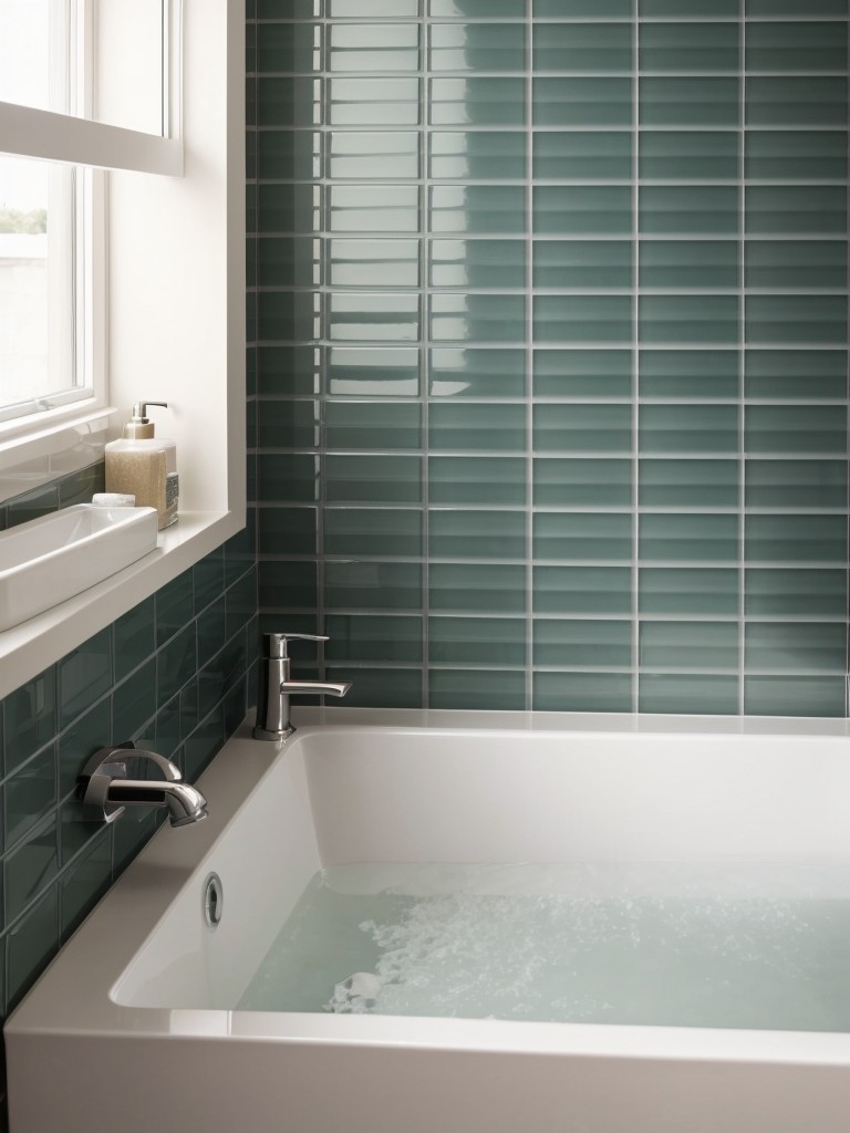 glass-tiles-to-create-beautiful-reflective-feature-wall-your-modern-bathroom