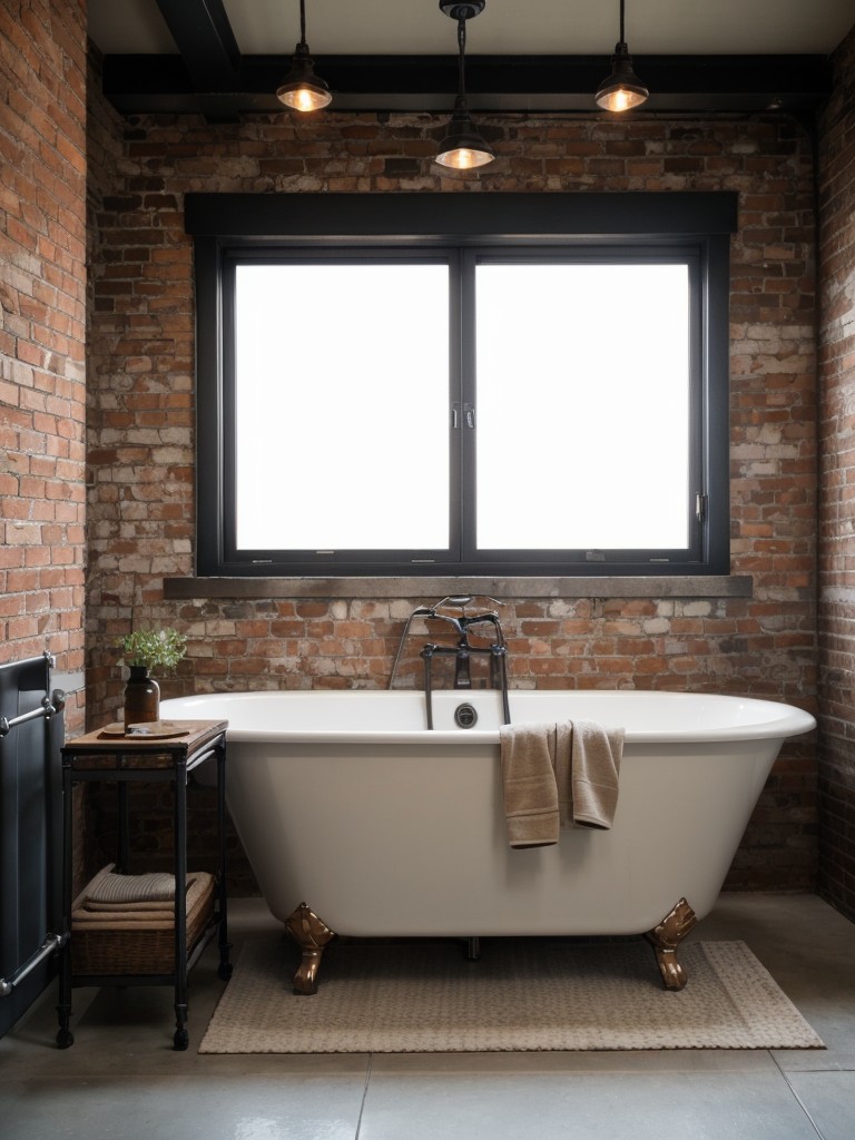 industrial-bathroom-ideas-exposed-brick-walls-metal-accents-vintage-inspired-lighting-trendy-edgy-look