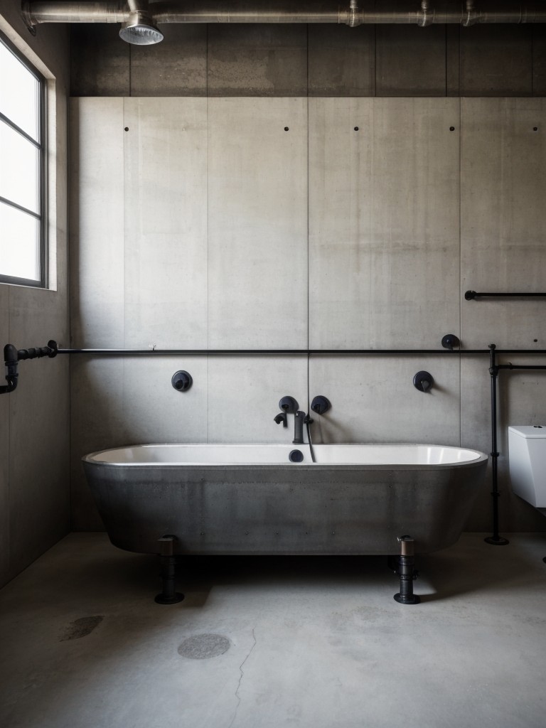 industrial-bathroom-ideas-raw-edgy-aesthetic-utilizing-exposed-pipes-concrete-walls-urban-inspired-design