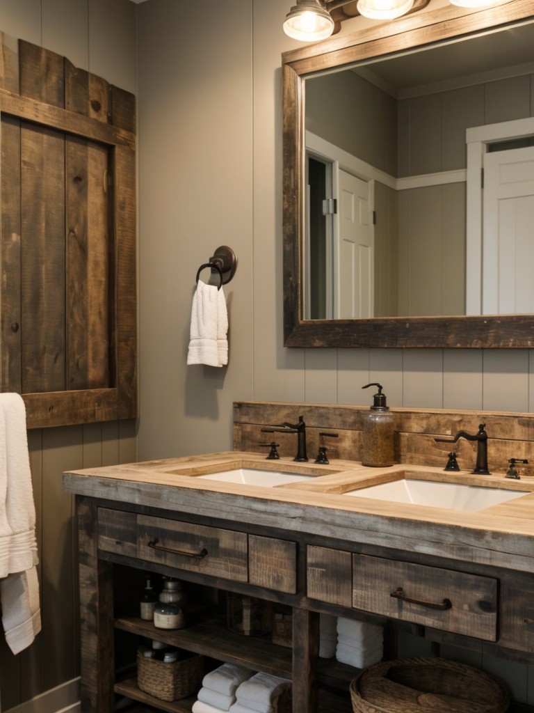 farmhouse-bathroom-ideas-distressed-wood-accents-vintage-fixtures-rustic-charm-adding-cozy-inviting-touch-to-space