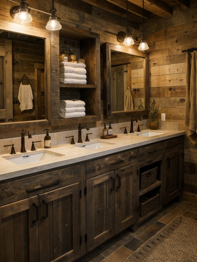 rustic-bathroom-design-ideas-cozy-inviting-feel-incorporating-reclaimed-wood-accents-vintage-fixtures-earthy-color-schemes
