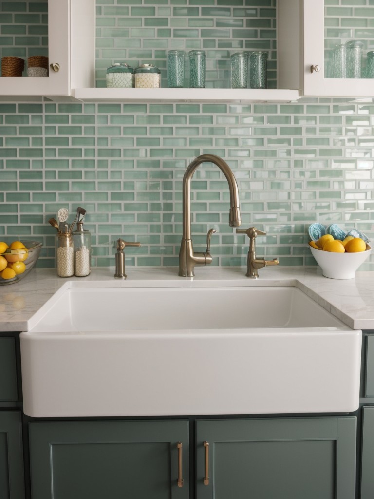 add-pop-color-vibrant-mosaic-tiles-colored-glass-sinks-bold-wallpaper-patterns