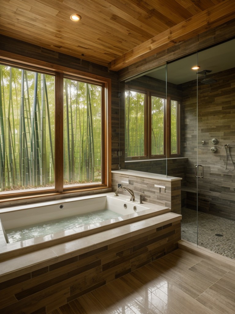 create-spa-like-atmosphere-natural-elements-like-bamboo-flooring-waterfall-showerheads-stone-accents