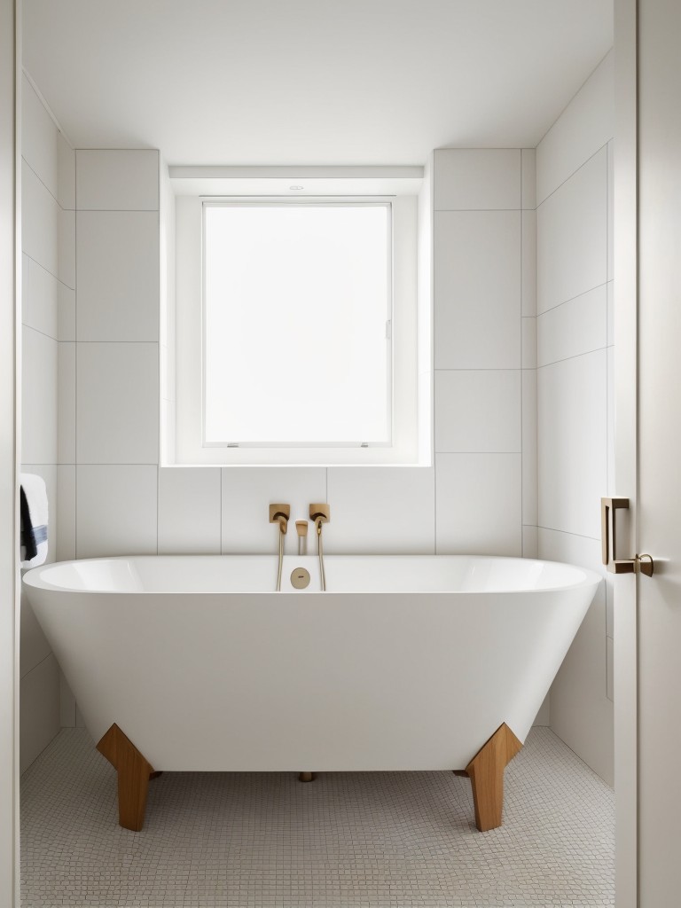 make-statement-bold-geometric-wallpaper-sleek-minimalist-fixtures-contemporary-bathroom-design