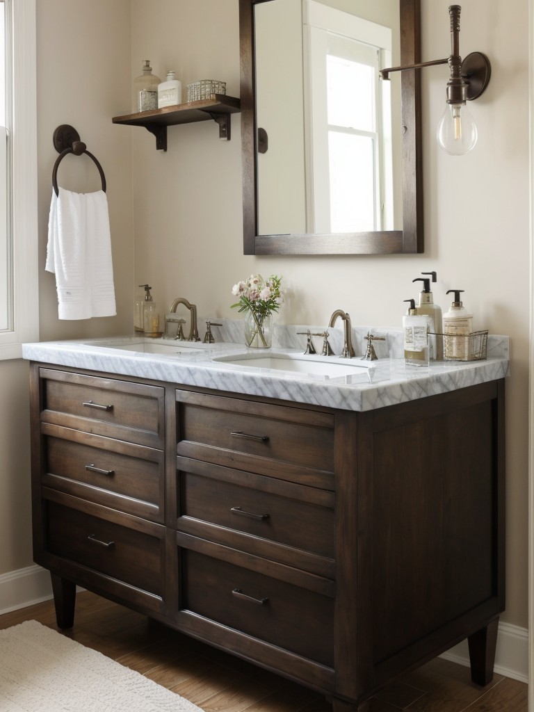 make-statement-unique-vanity-design-such-repurposed-dresser-antique-washstand