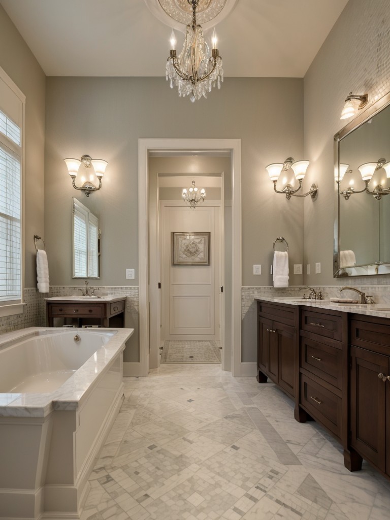 traditional-bathroom-ideas-that-exude-classic-elegance-featuring-intricate-tile-patterns-freestanding-pedestal-sinks-chandelier-lighting