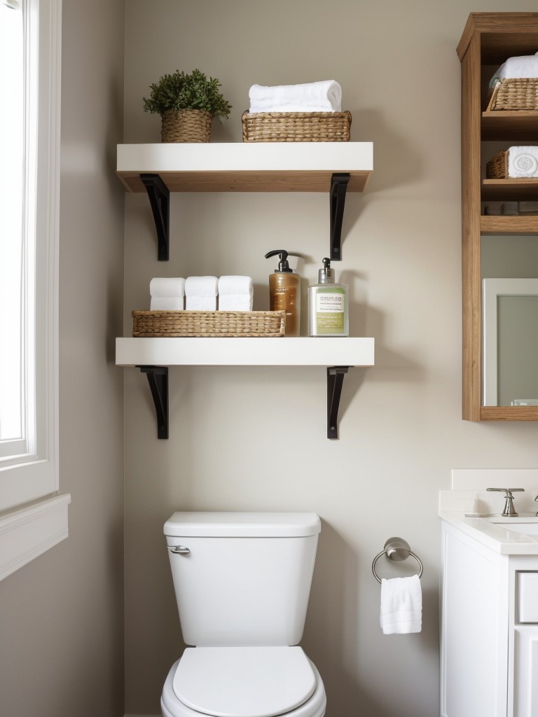 incorporating-under-mount-floating-shelves-to-display-toiletries-decorative-items