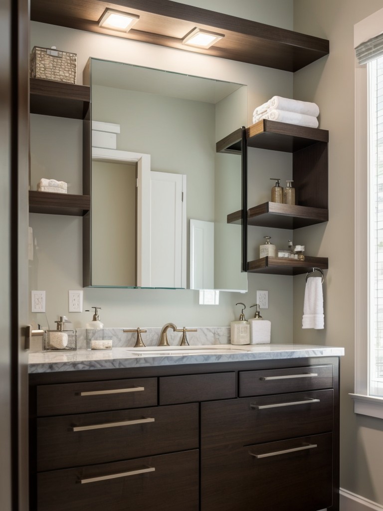 installing-stylish-vanity-drawers-open-shelves-to-organize-bathroom-essentials