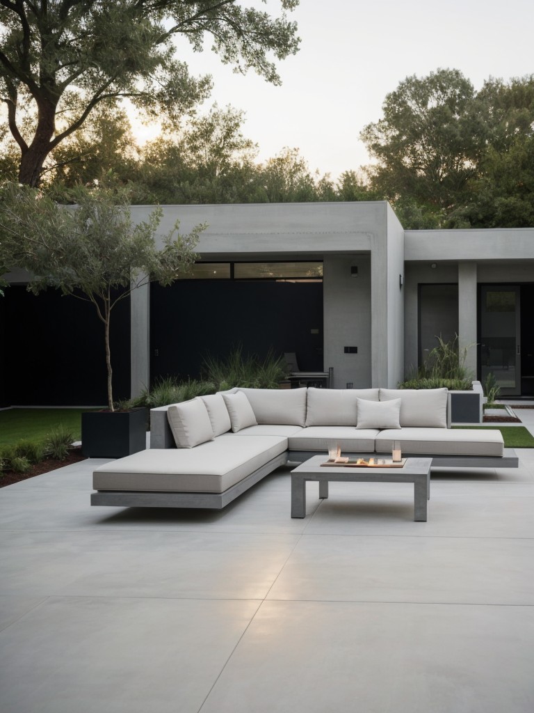 minimalist-backyard-design-ideas-sleek-furniture-minimalist-garden-polished-concrete-clean-contemporary-look