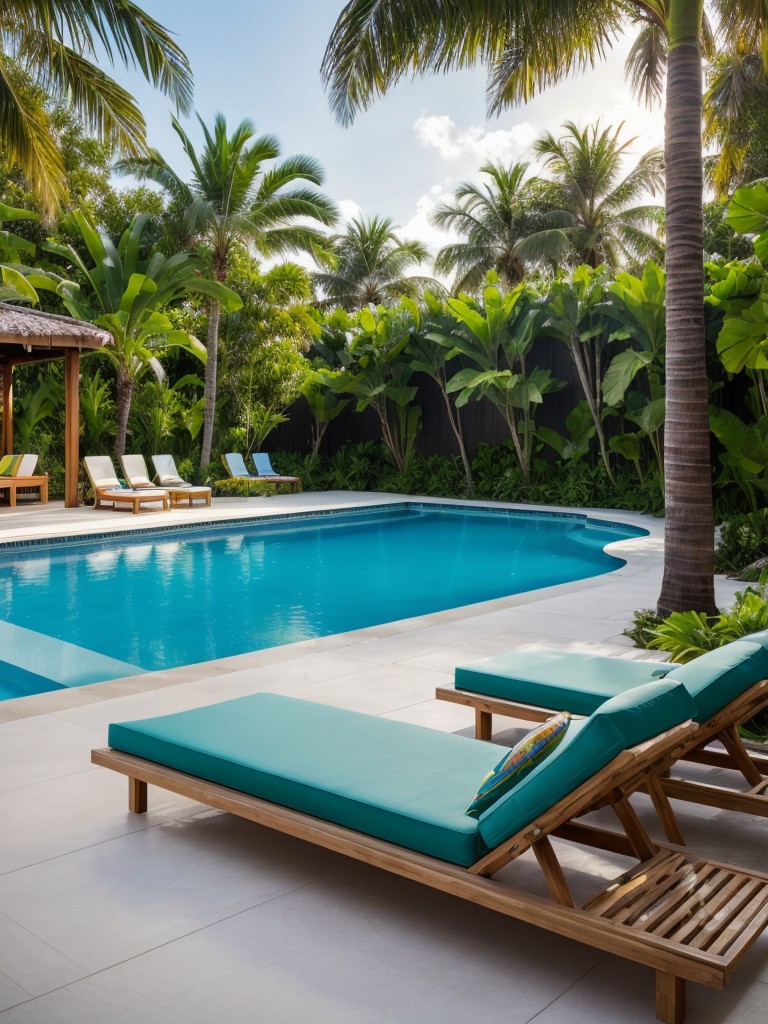 tropical-backyard-paradise-ideas-swimming-pool-palm-trees-colorful-outdoor-furniture-vacation-like-escape