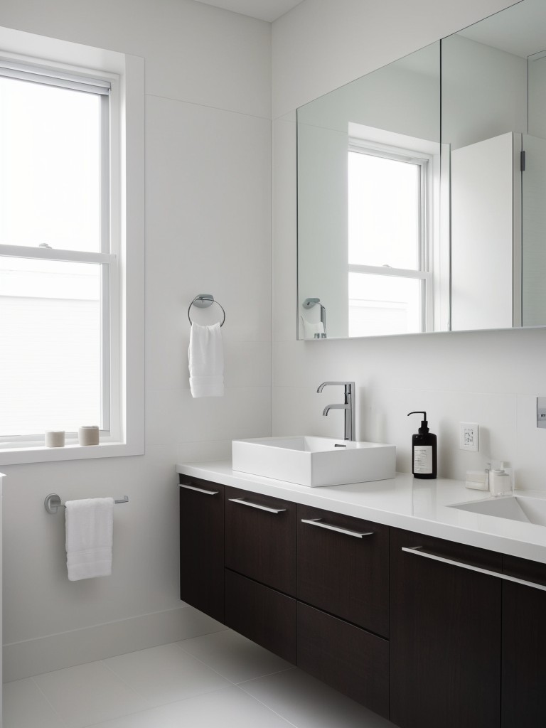 minimalist-bathroom-ideas-sleek-streamlined-fixtures-monochromatic-color-palette-hidden-storage-solutions-clean-clutter-free-look