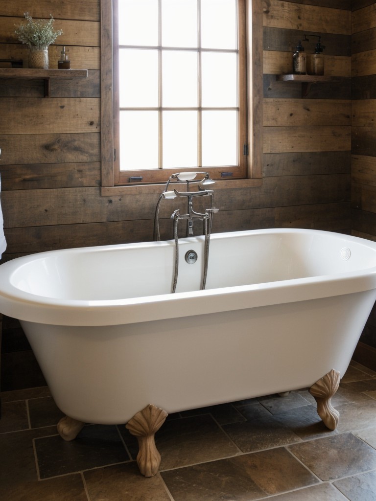 rustic-bathroom-ideas-featuring-natural-wood-accents-stone-countertops-clawfoot-tub-cozy-country-inspired-feel