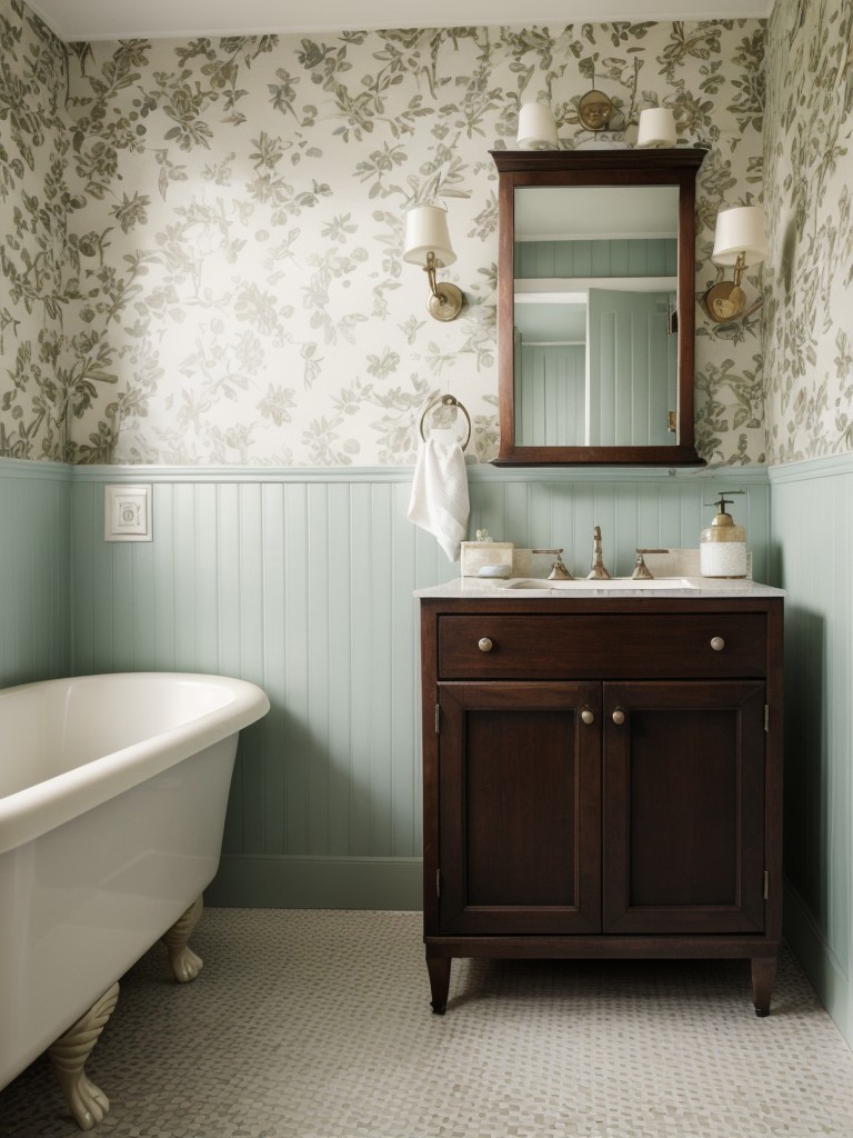 vintage-bathroom-ideas-antique-fixtures-retro-wallpaper-nostalgic-1950s-design-aesthetic